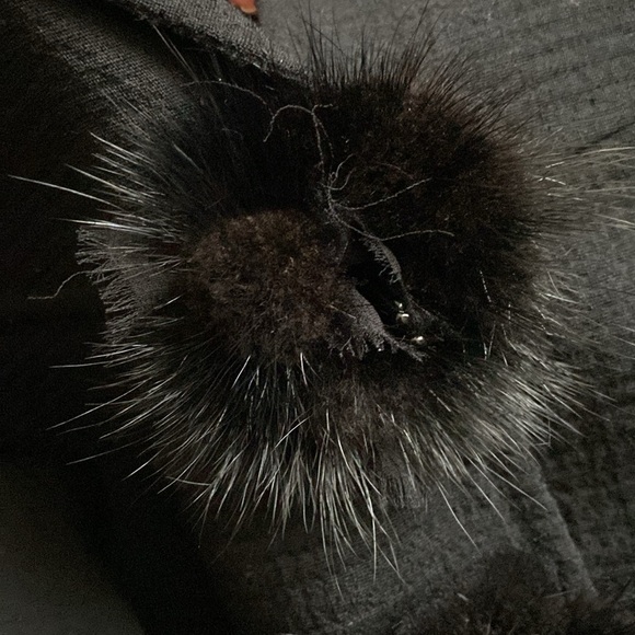 Escada Real Mink Beaded Detail Blazer Made in Italy 🇮🇹 Never Used Rare - Picture 12 of 16